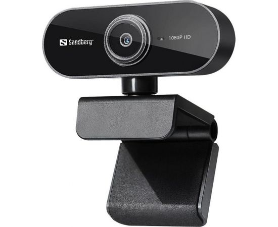 Sandberg vebkamera ar mikrofonu un statīvu  USB Flex 1080p
