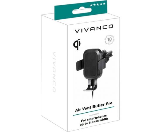 Vivanco phone car mount Butler Pro QI (61632)