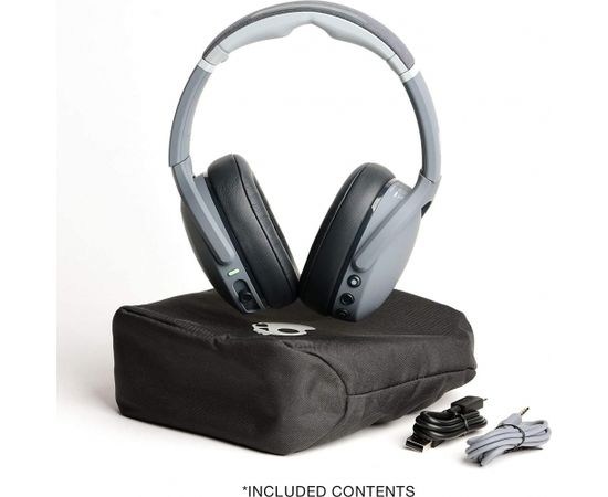 Skullcandy Wireless Headphones Crusher Evo Over-ear, Microphone, Wireless, Chill Grey