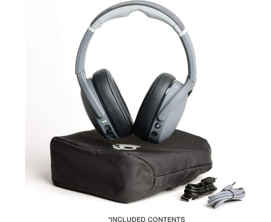 Skullcandy bezvadu austiņas Crusher Evo Over-ear, Microphone, bezvadu, Chill Grey