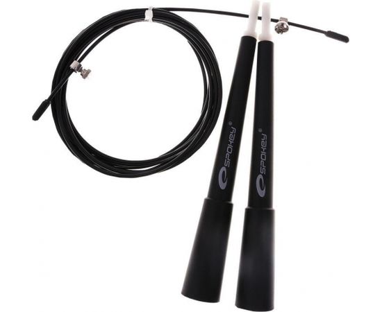 Spokey CROSSFIT II Jump Rope, 300 cm, Black, Plastic/Steel