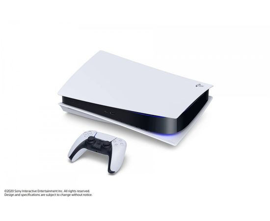 Sony PS5 PlayStation 5 4K Wi-Fi 825GB SSD Blu-Ray Disk Edition Console White Spēļu konsole