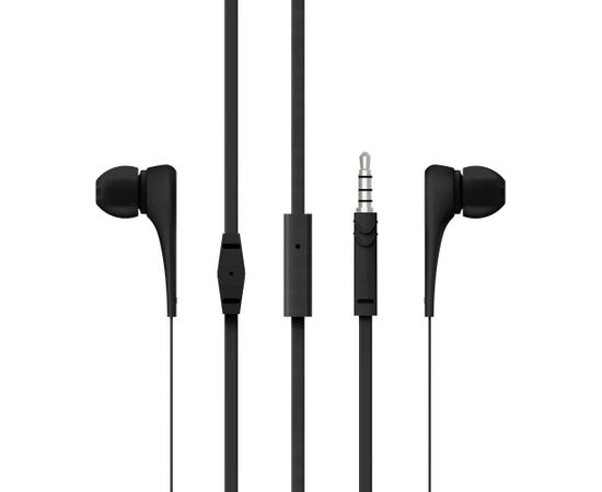Energy Sistem Earphones Style 1+ In-ear/Ear-hook, 3.5 mm, Microphone, Black, Black