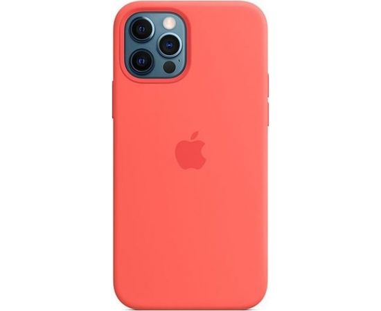 Apple  Silicone Case with MagSafe for iPhone 12 | 12 Pro Pink Citrus