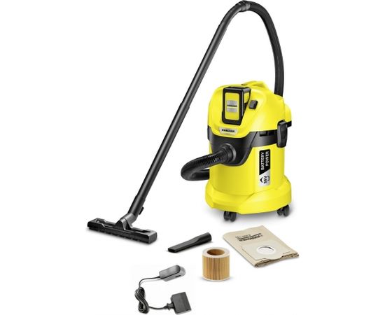 Karcher UNIVERSĀLAIS PUTEKĻU SŪCĒJS WD 3 BATTERY KOMPLEKTS