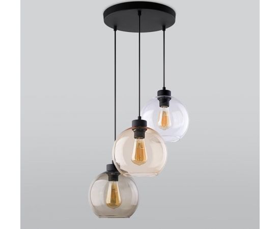 Gr.l.-CUBUS 3x60W E27 melna Modernās lampas