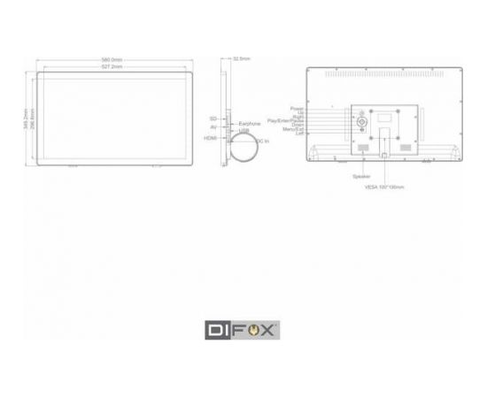 Braun DigiFrame 240 Business Line 60,96cm (24,0 )