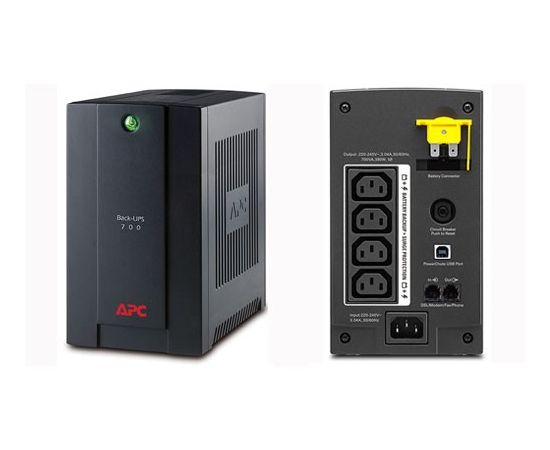 APC BACK-UPS 700VA 230V AVR,IEC
