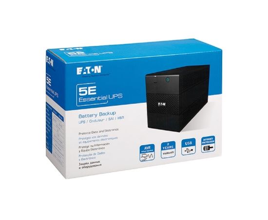 Eaton 5E 850VA/480W line-interactive, 1 Schuko (DIN) + 2 IEC C13 (10A), USB / 5E850iUSBDIN