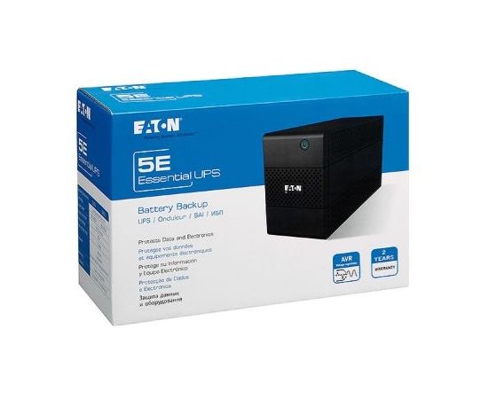 Eaton 5E 650VA/360W line-interactive, 4 IEC C13 (10A) outputs / 5E650i