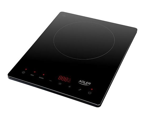 Adler Hob AD 6513 Number of burners/cooking zones 1, Induction, LCD Display, Black