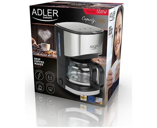 Adler AD 4407 Coffee maker Drip 550 W Black