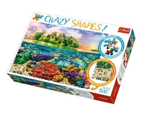 TREFL Crazy Shapes Puzle Tropu sala, 600