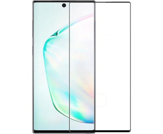 Fusion Full Glue 5D Tempered Glass Aizsargstikls Pilnam Ekrānam Samsung N986 Galaxy Note 20 Ultra Melns