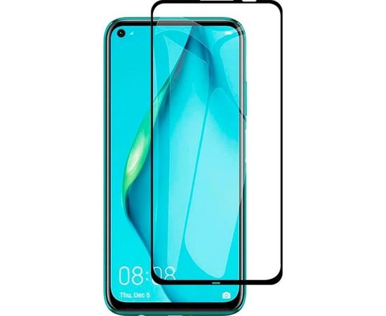 Fusion Full Glue 5D Tempered Glass Защитное стекло для экрана Huawei P40 Lite Черное