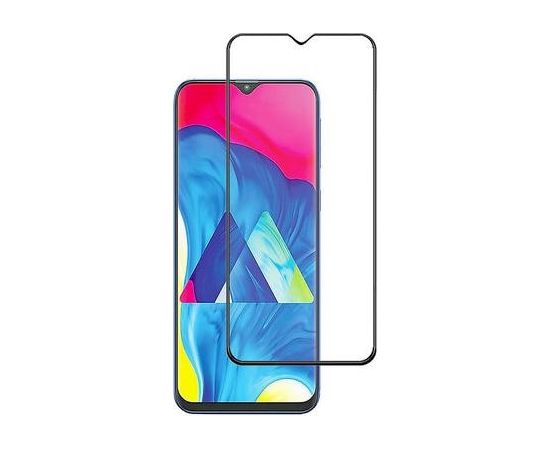 Fusion Full Glue 5D Tempered Glass Aizsargstikls Pilnam Ekrānam Samsung A415 Galaxy A41 Melns