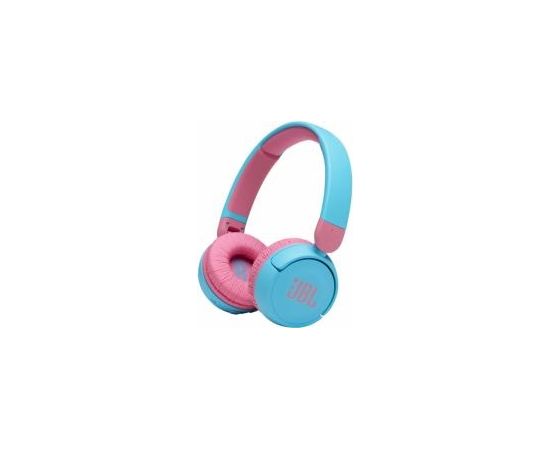 JBL JR 310 BT Kids on-ear austiņas ar Bluetooth bērniem, zilas ar rozā