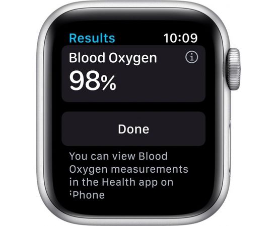 Apple Watch Nike Series 6 GPS, 40mm Silver Aluminium Case with Pure Platinum/Black Nike Sport Band - Regular, Model A2291