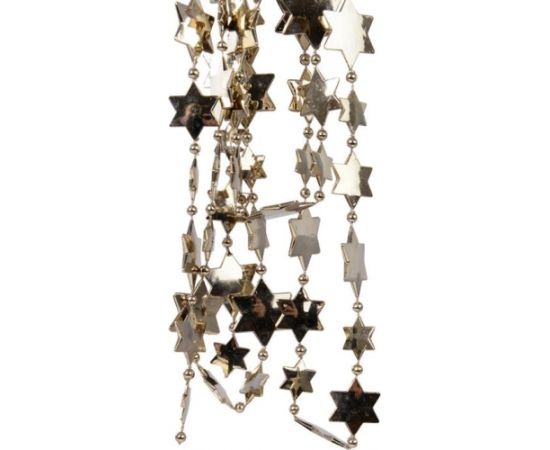 Pērļu virtene ar zvaigznēm 2.6x270cm, kašmira brūna