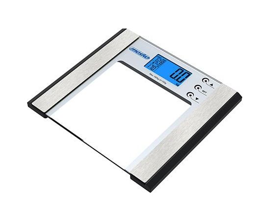 Mesko Bathroom Scale with Analyzer MS 8146 Electronic, Maximum weight (capacity) 180 kg, Accuracy 100 g, Body Mass Index (BMI) measuring, Stainless steel/Glass