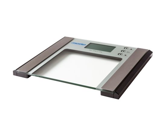 Mesko Bathroom Scale with Analyzer MS 8146 Electronic, Maximum weight (capacity) 180 kg, Accuracy 100 g, Body Mass Index (BMI) measuring, Stainless steel/Glass