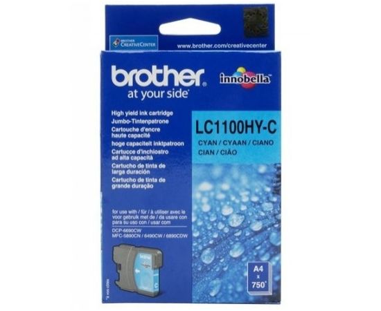 BROTHER LC-1100HYC TONER HIGH CYAN 750P