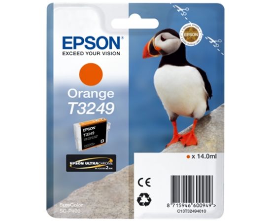 Epson T3249 Ink Cartridge, Orange
