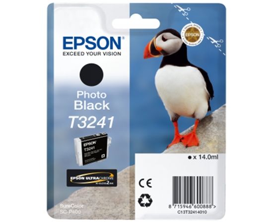 Epson T3241 Ink Cartridge, Photo Black