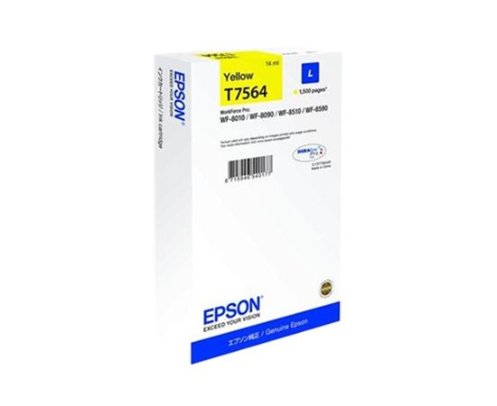 Epson T7564 L Ink Cartridge, Yellow