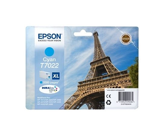 Epson WP4000/4500 Series Ink Cartridge XL Cyan 2k Cyan