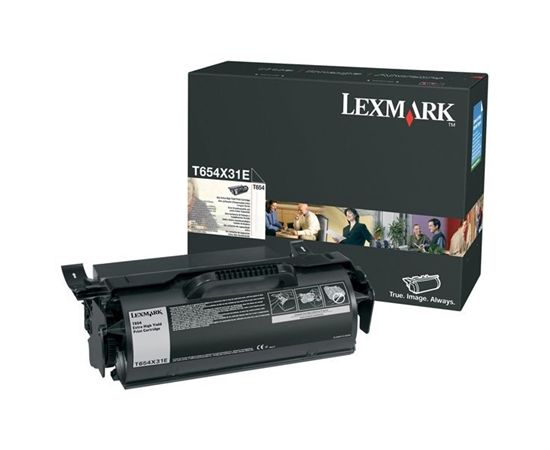 Lexmark T654X31E Cartridge, Black, 36000 pages