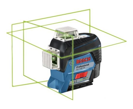 Bosch Līnijas lāzers GLL 3-80 CG Professional ar korpusu un akumulatoru (0.601.063.T00)