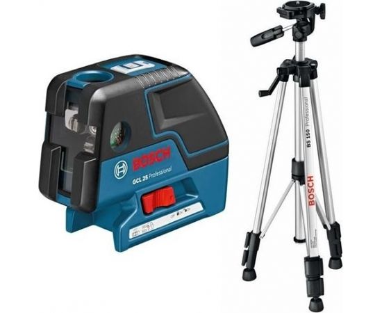 Bosch daudzfunkcionāls lāzers GCL 25 Professional + statīvs BS 150 (601066B01)