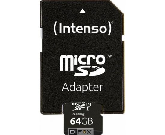 Intenso microSDXC   64GB Class 10 UHS-I Professional