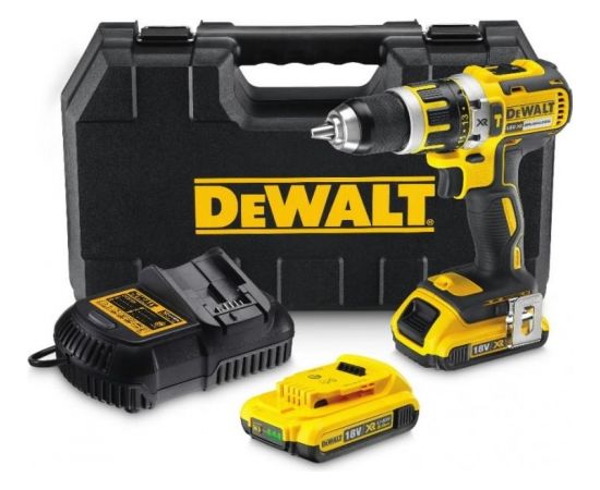 Akumulatora urbjmašīna DCD795D2, bezoglīšu, 18 V / 2,0 Ah, DeWalt