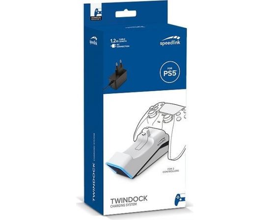 Speedlink зарядное устройство Twindock PS5 (SL460000-WE)