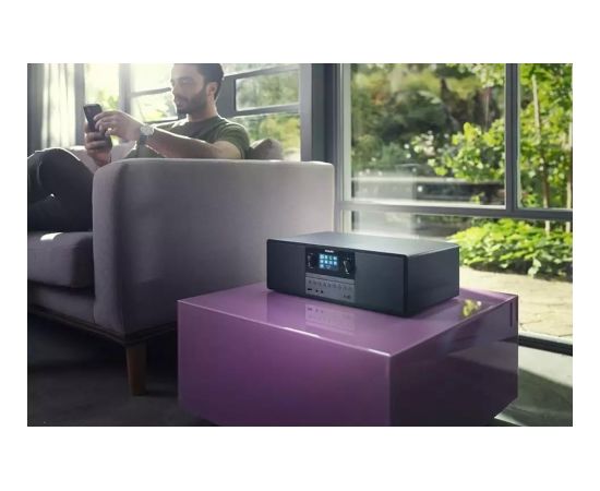 PHILIPS TAM6805/10 Bluetooth, Interneta radio, DAB+, Black Mikro mūzikas sistēma