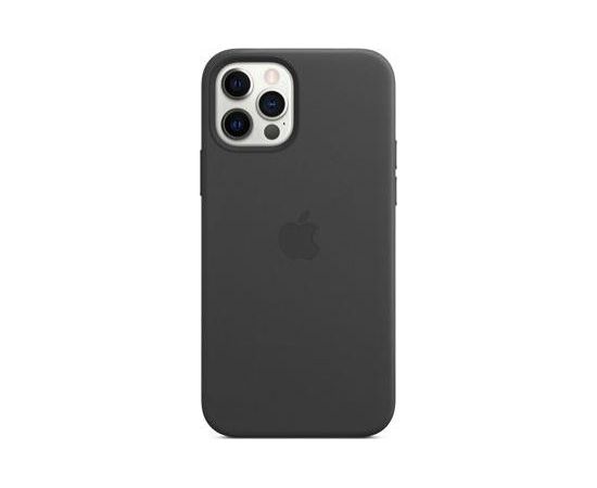 Apple  Leather Case with MagSafe for iPhone 12 | 12 Pro Black Чехлы - оригинальные