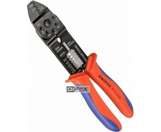 KNIPEX Crimping Pliers burnished 215 mm