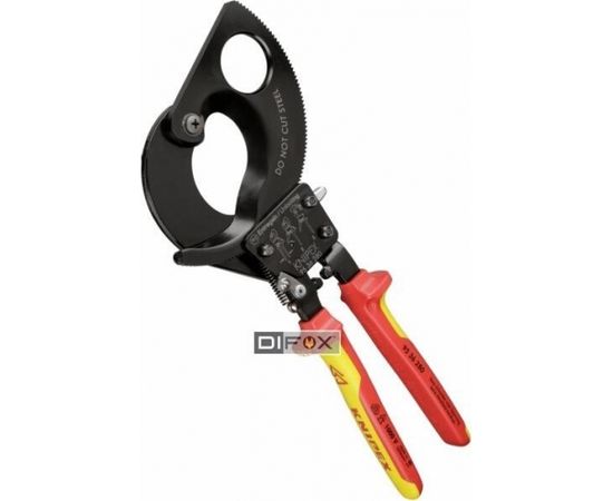 KNIPEX Cable Cutter 280 mm ratchet action
