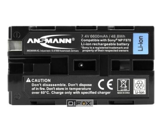 Ansmann baterija priekš Sony NP-F970