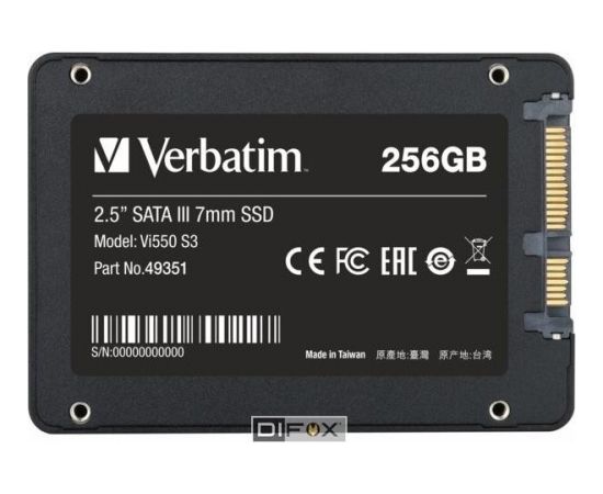 Verbatim Vi550 2,5  SSD    256GB SATA III