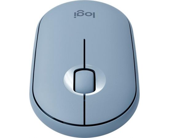 LOGITECH Pebble M350 Wireless Mouse (Blue Gray)