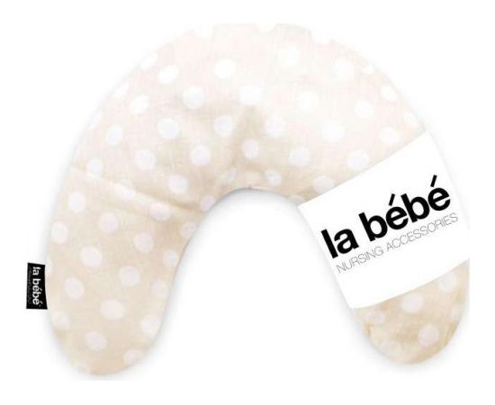 La Bebe™ Nursing La Bebe™ Mimi Nursing Linen Pillow Art.72678 Dots Atbalsta pakaviņš spilventiņš 19x46cm ceļojumiem