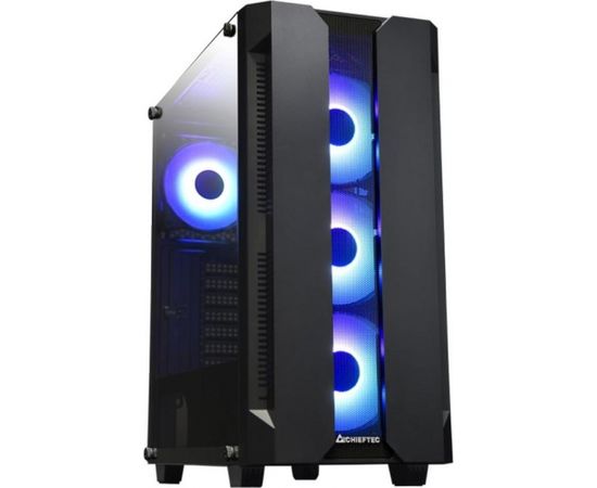 CASE MIDITOWER ATX W/O PSU/HUNTER TG GS-01B-OP CHIEFTEC