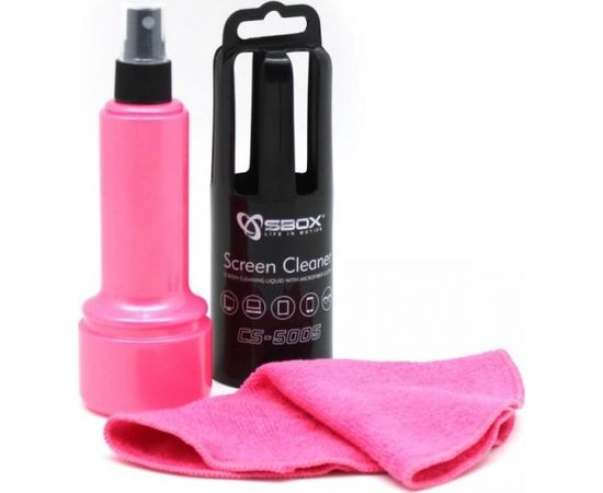 Sbox Screen Cleaner 150ml CS-5005 pink