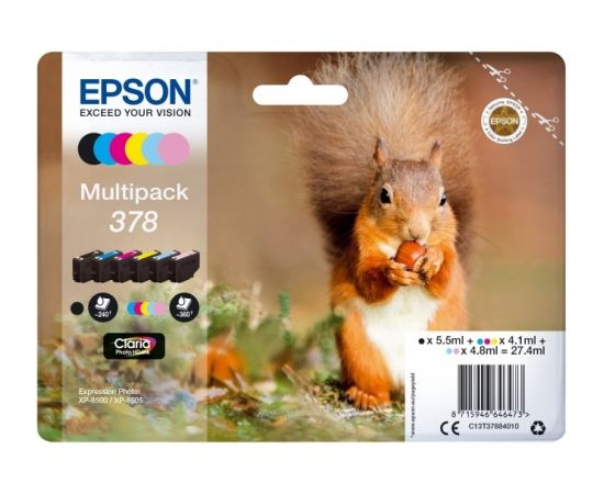 Epson Ink 378 Multipack (C13T37884010)