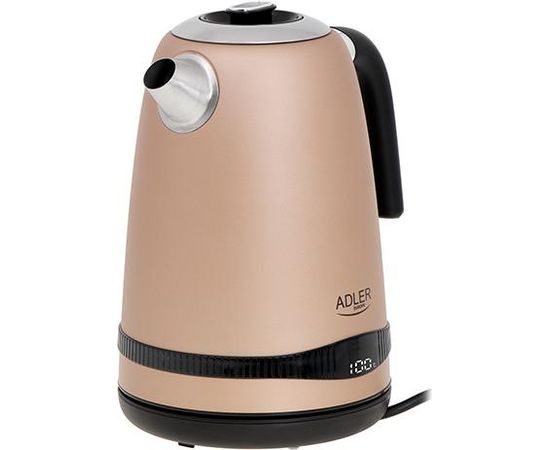 Adler Kettle AD 1295	 Electric, 2200 W, 1.7 L, Stainless steel, 360° rotational base, Golden