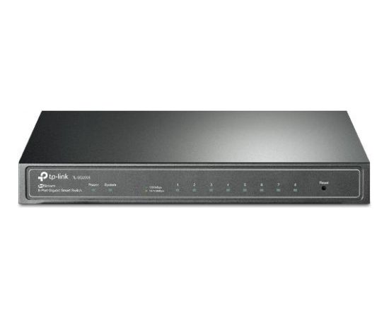 TP-Link TL-SG2008P Switch Web managed, Desktop, 8x10/100/1000Mbps RJ45 ports with 4-Port PoE+,PSU external