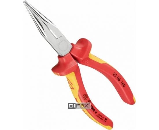 KNIPEX Snipe Nose Side Cutting Pliers chrome